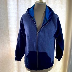 Fruit of the loom boys/girls hoodie. Size is 14/16